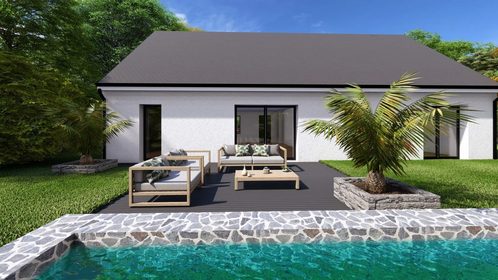 Maison neuve 98 m² à Saint-Julien-de-Chédon (41400)