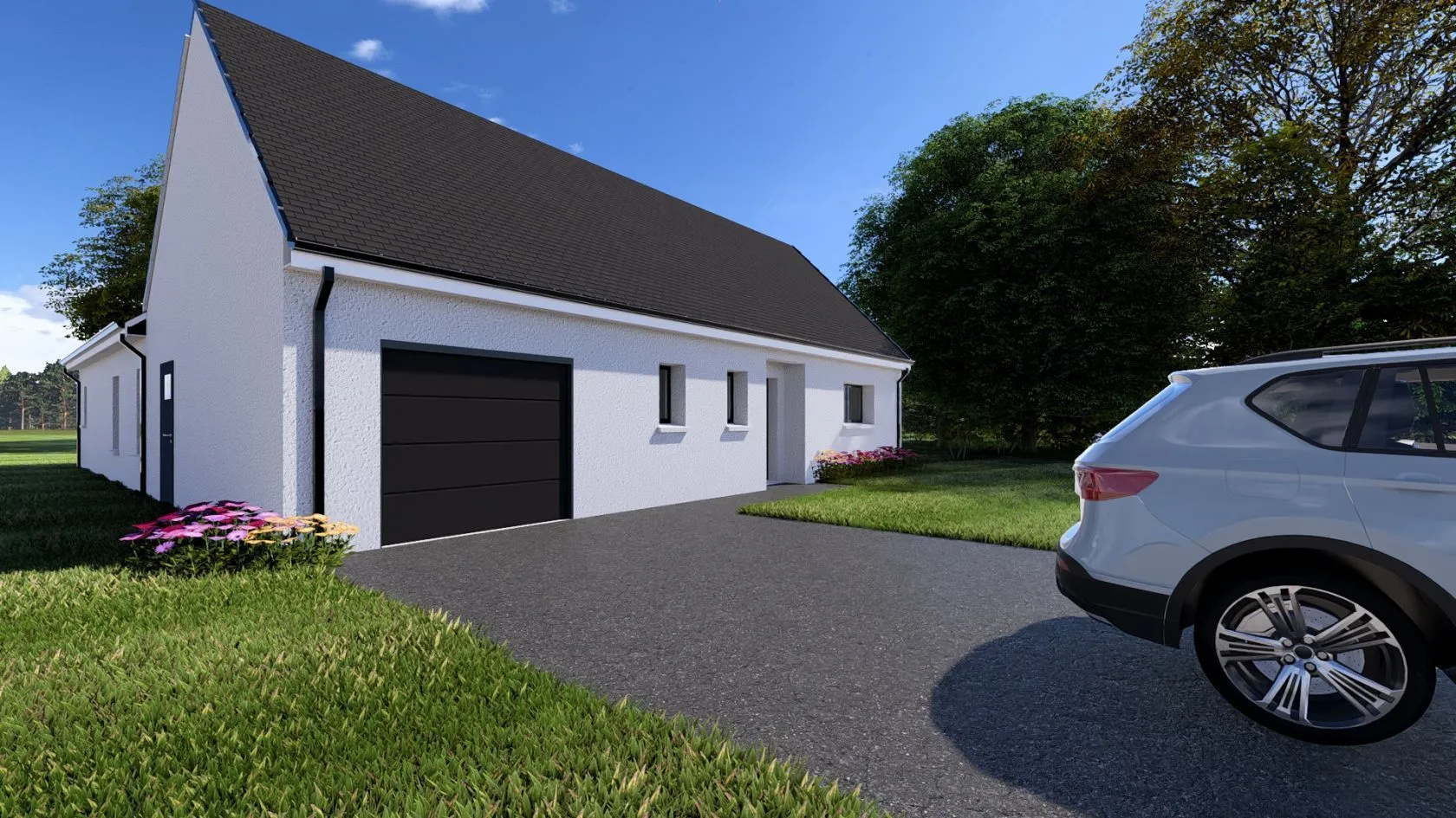 Maison neuve 109 m² à Saunay (37110)