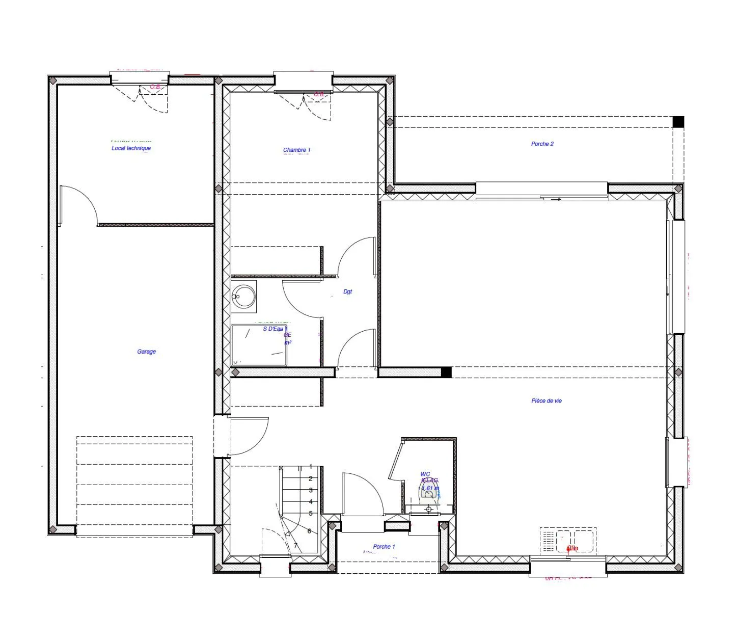 Maison neuve 126 m² à Saint-Aignan (41110)