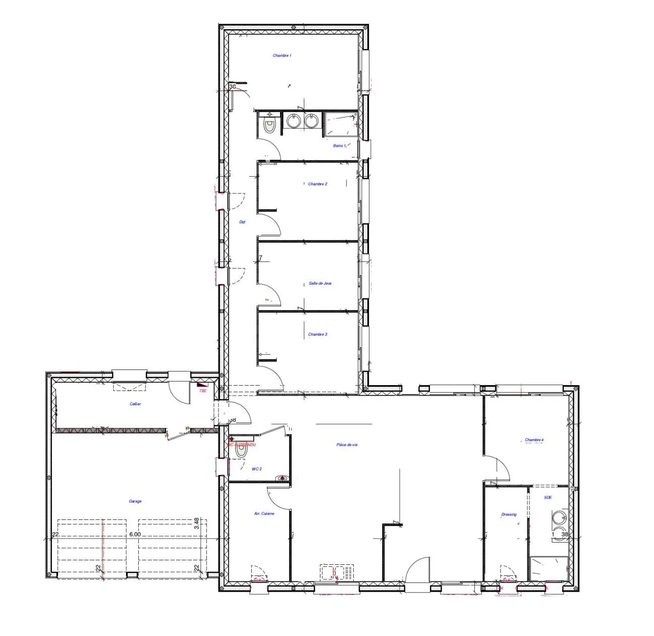 Maison neuve 147 m² à Thésée (41140)