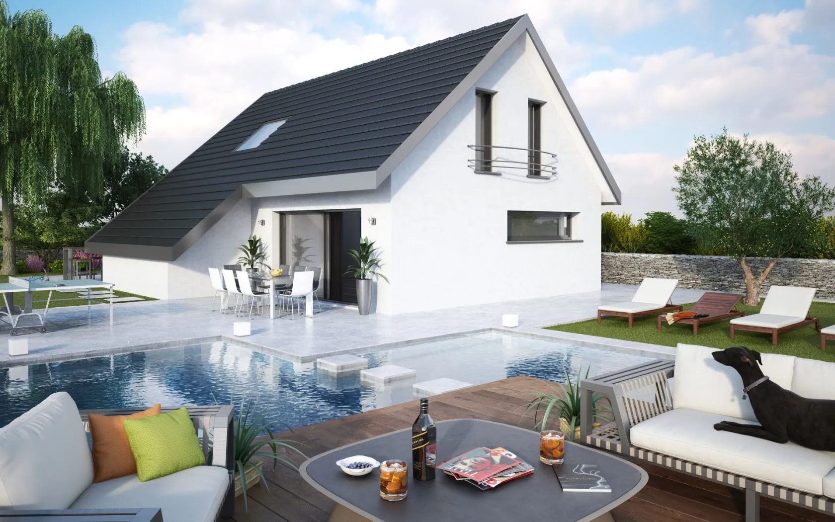 Maison neuve 139 m² à Chaux (90330)