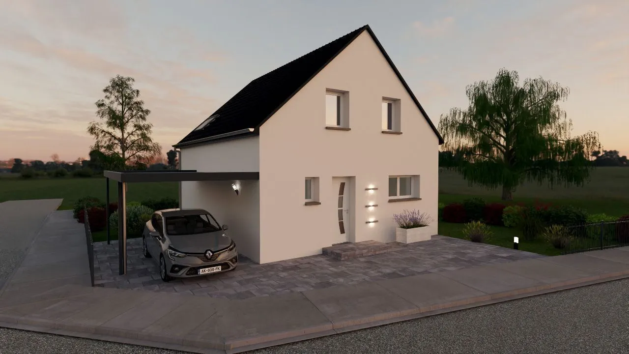 Maison neuve 81 m² à Soultz-sous-Forêts (67250)