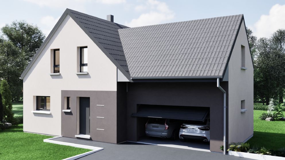 Maison neuve 97 m² à Ottersthal (67700)