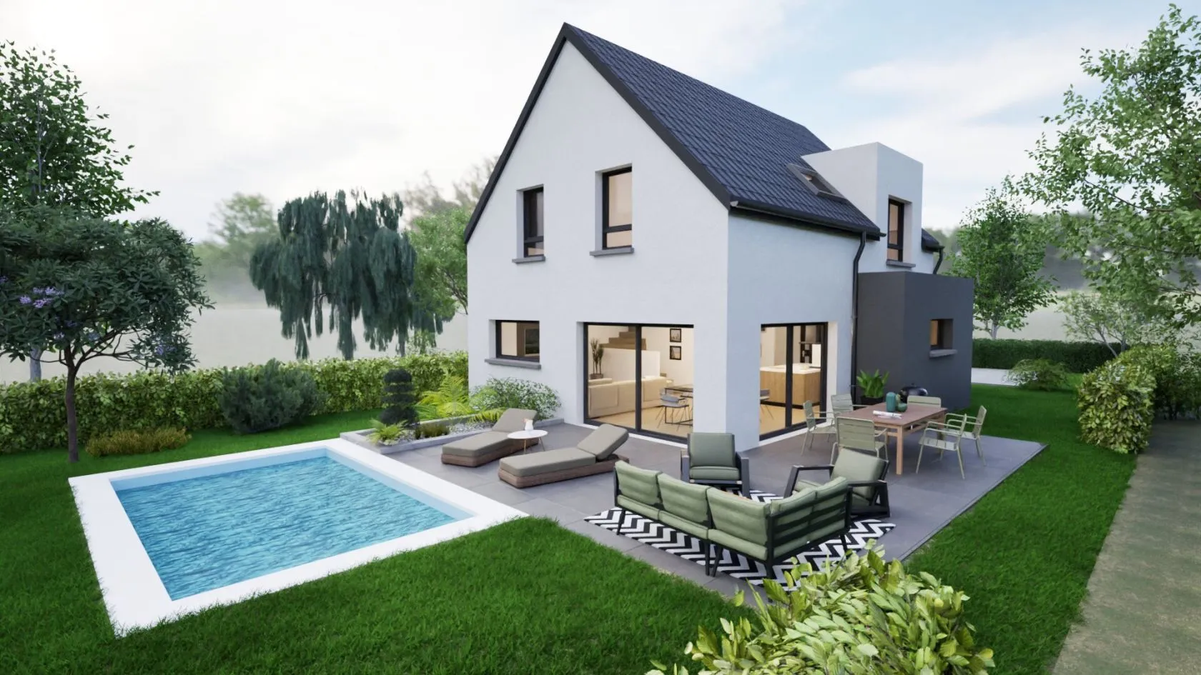Maison neuve 140 m² à Boofzheim (67860)