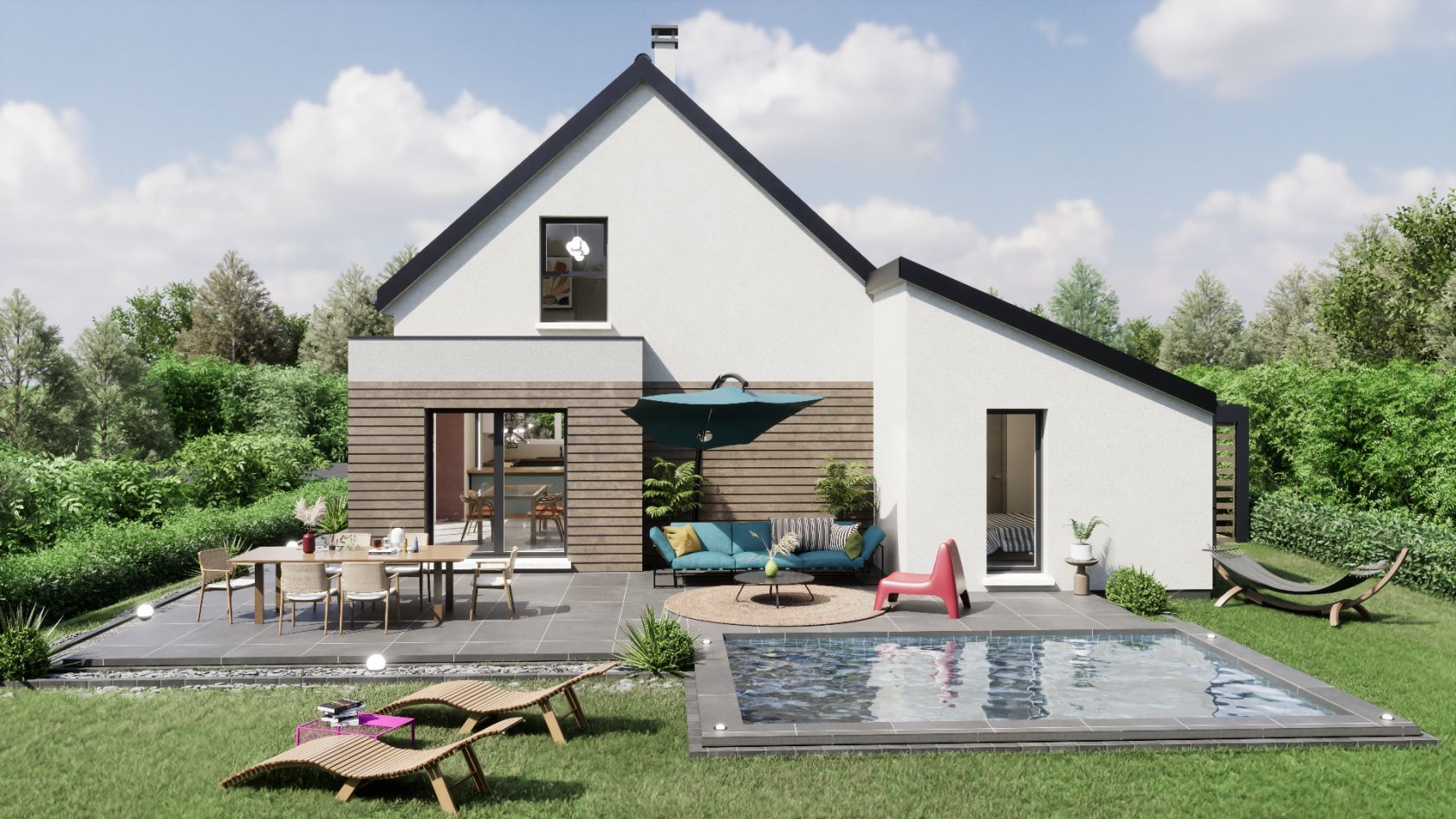 Maison neuve 115 m² à Neugartheim-Ittlenheim (67370)
