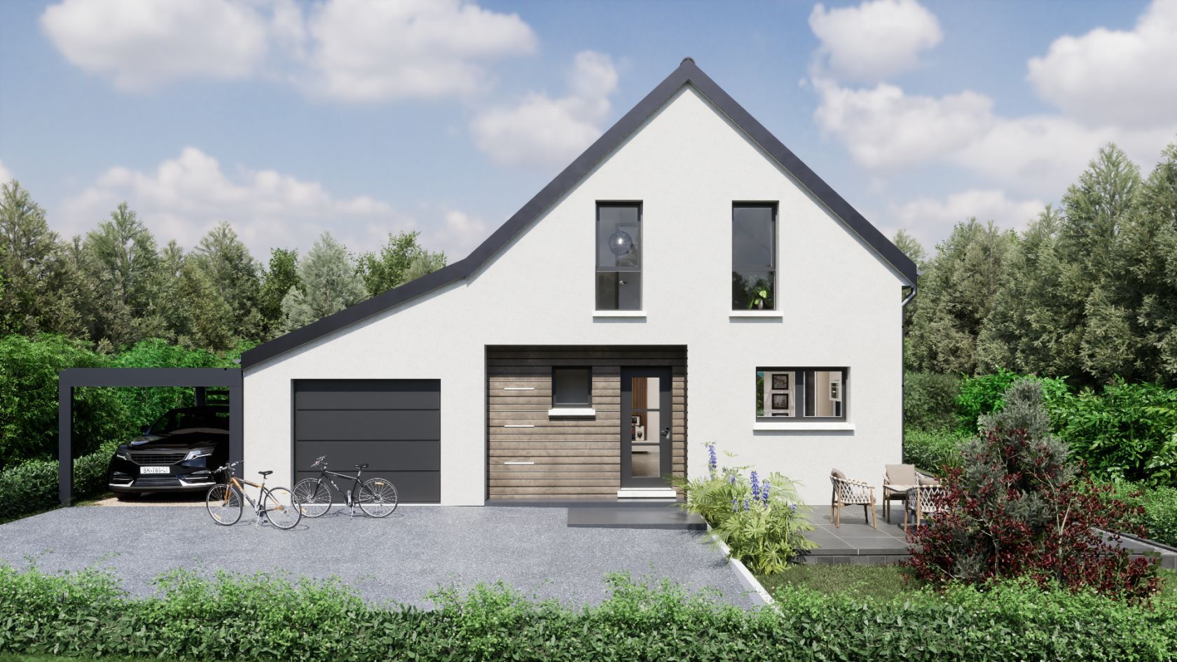 Maison neuve 115 m² à Neugartheim-Ittlenheim (67370)