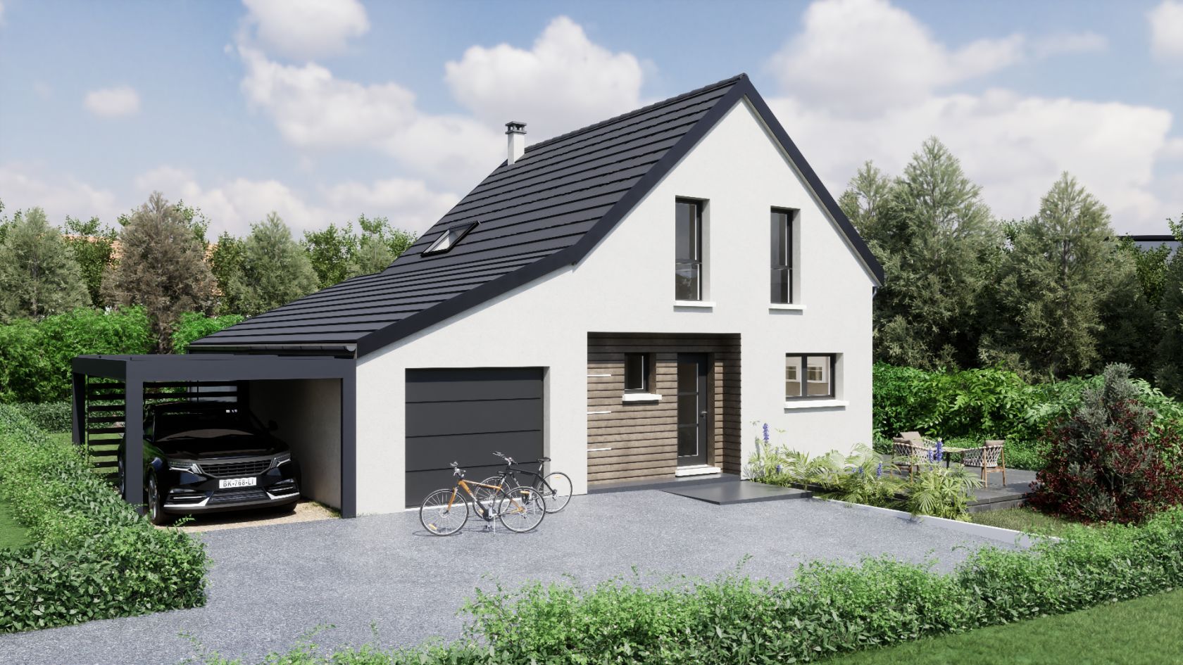 Maison neuve 115 m² à Neugartheim-Ittlenheim (67370)