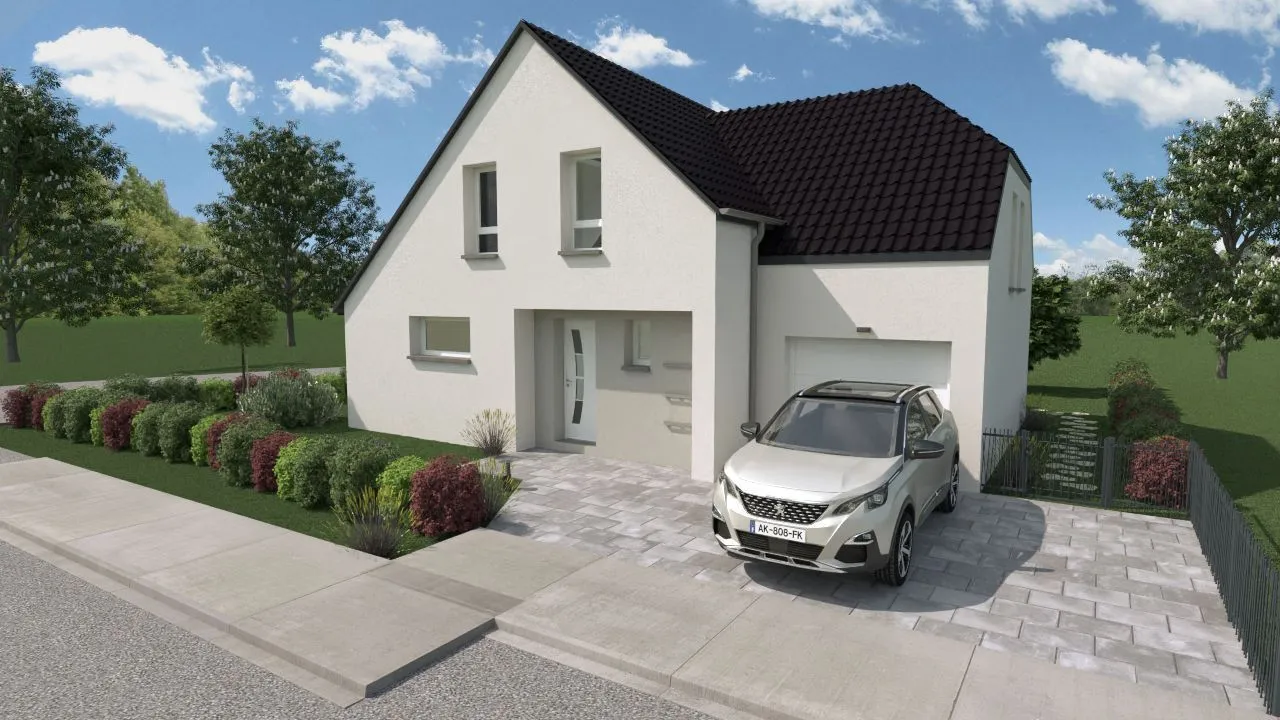 Maison neuve 115 m² à Herrlisheim (67850)