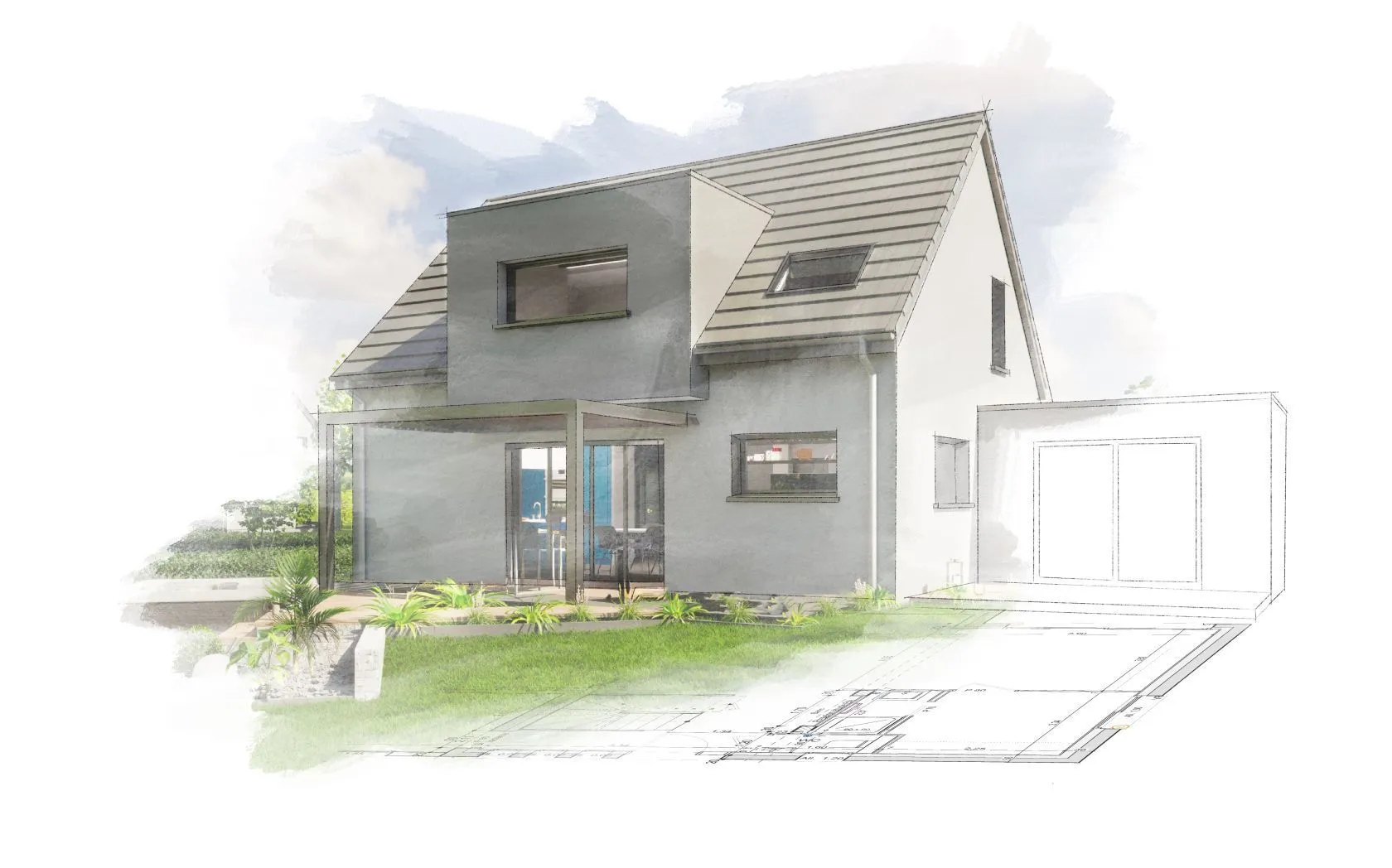 Maison neuve 127 m² à Soultz-Haut-Rhin (68360)