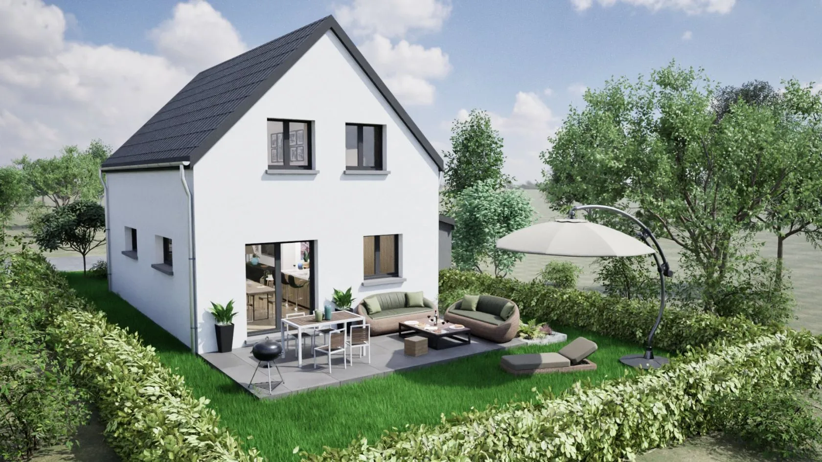 Maison neuve 96 m² à Baldenheim (67600)