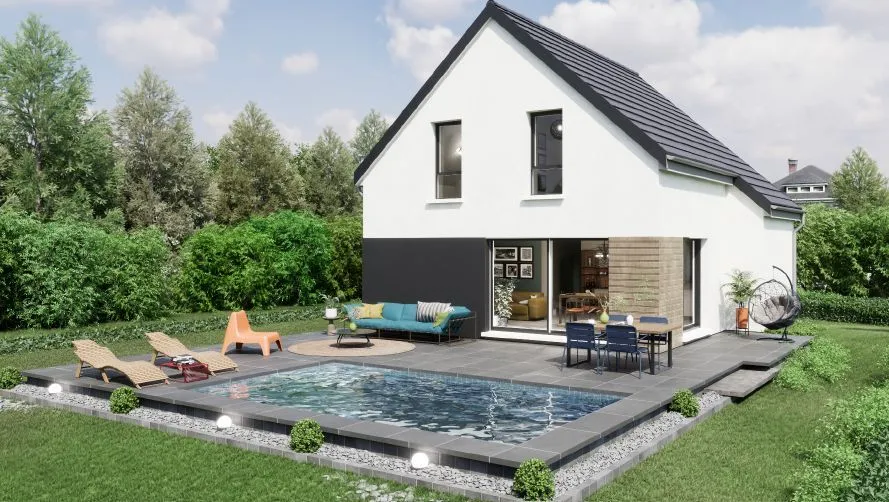 Maison neuve 131 m² à Mulhouse (68100)
