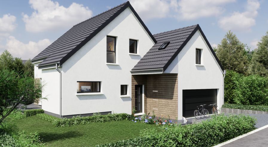 Maison neuve 131 m² à Pfulgriesheim (67370)