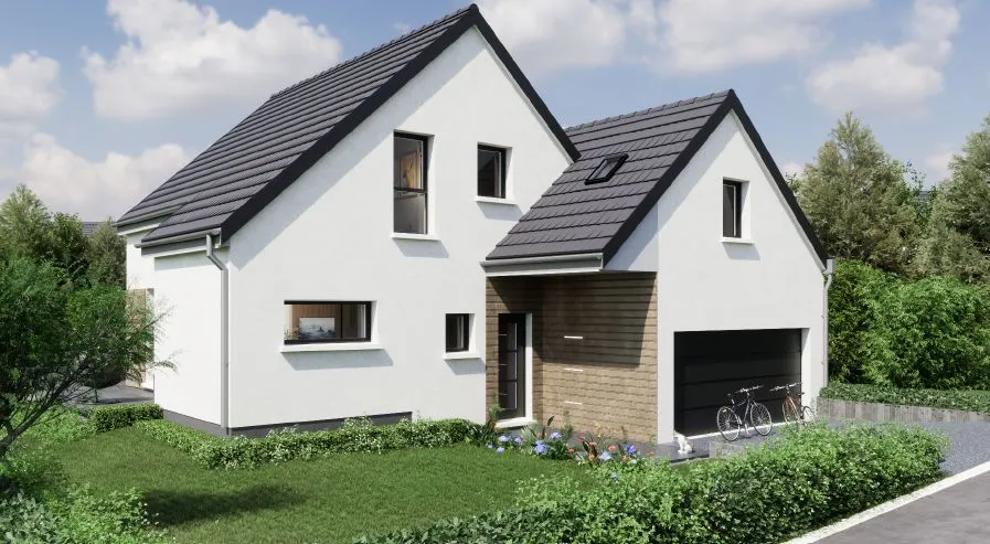 Maison neuve 131 m² à Mulhouse (68100)
