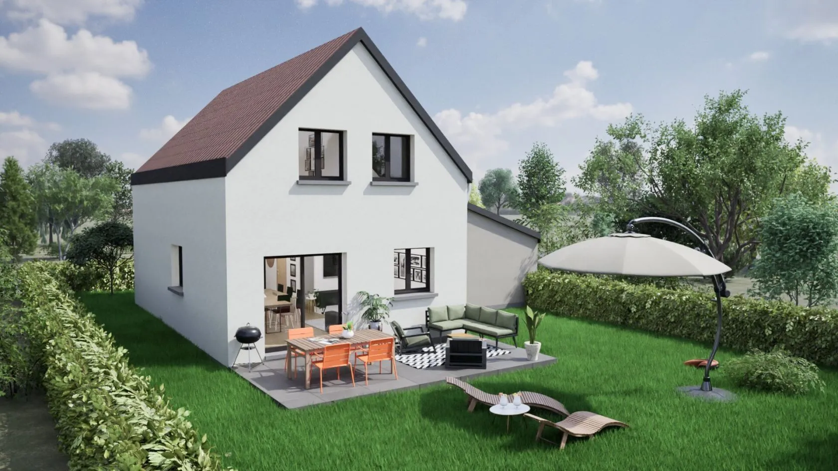 Maison neuve 96 m² à Mulhouse (68100)