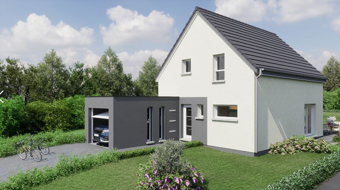 Maison neuve 101 m² à Fr?œningen (68720)