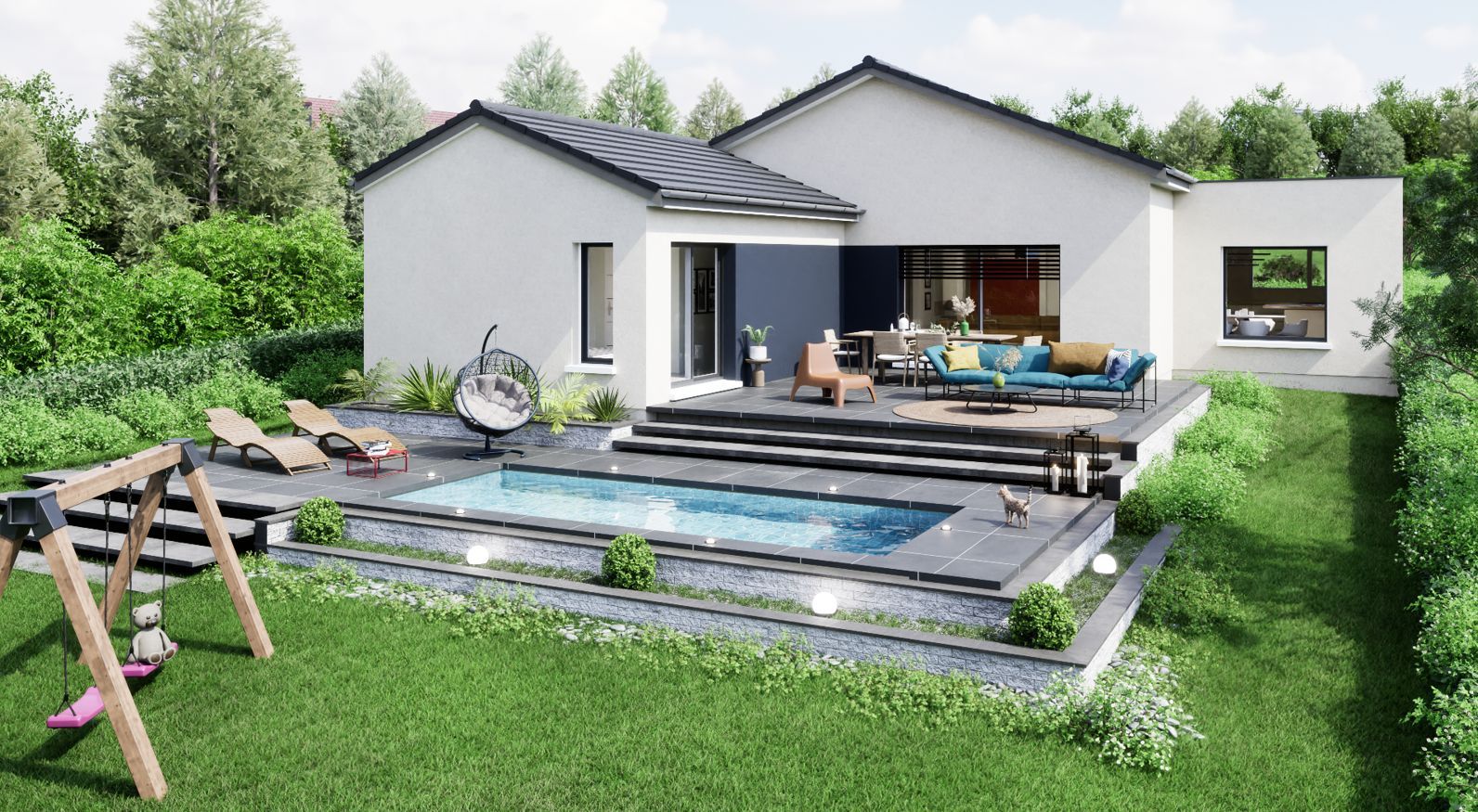 Maison neuve 133 m² à Hagenthal-le-Bas (68220)