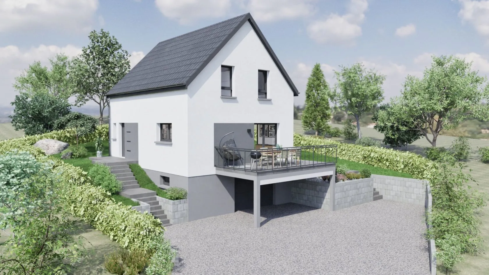 Maison neuve 102 m² à Osenbach (68570)