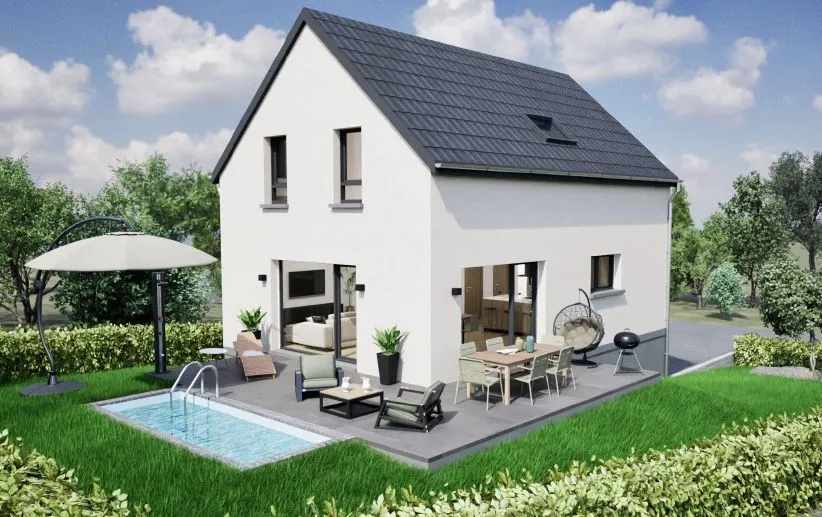 Maison neuve 113 m² à Soultz-les-Bains (67120)