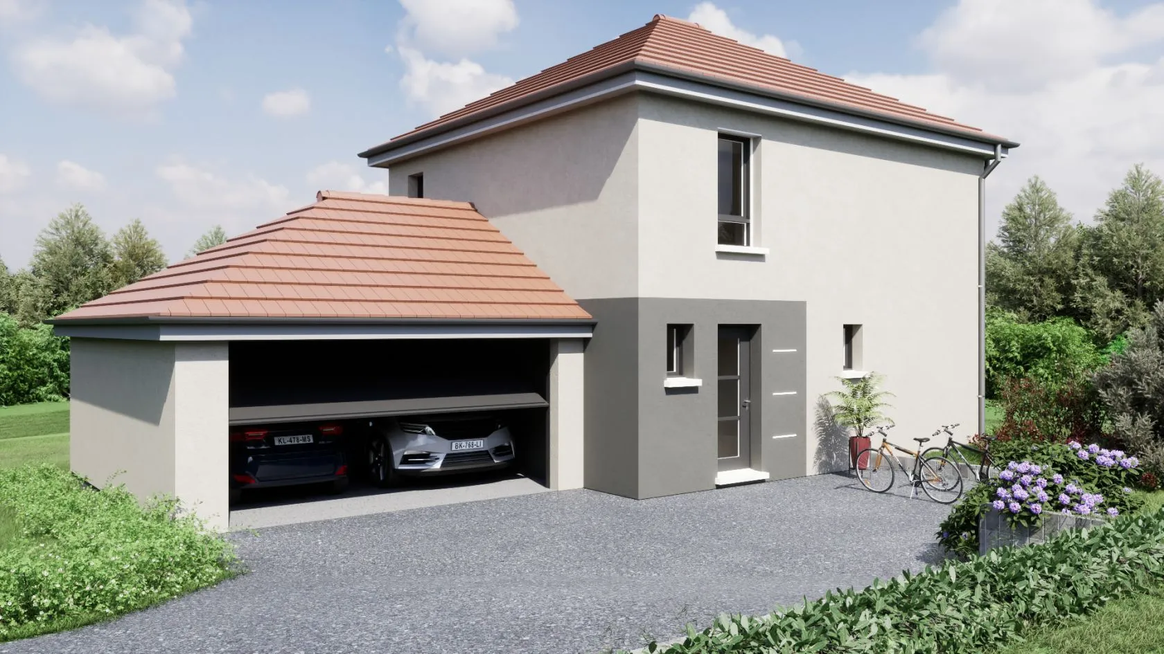 Maison neuve 128 m² à Bretagne (90130)