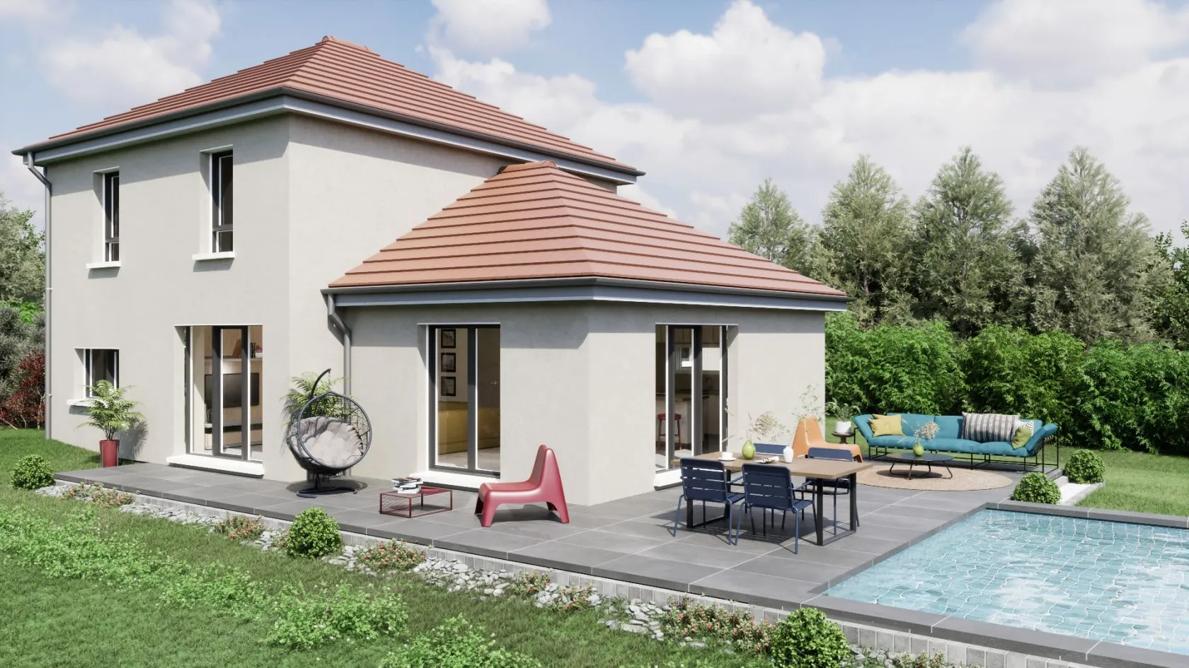 Maison neuve 128 m² à Bretagne (90130)