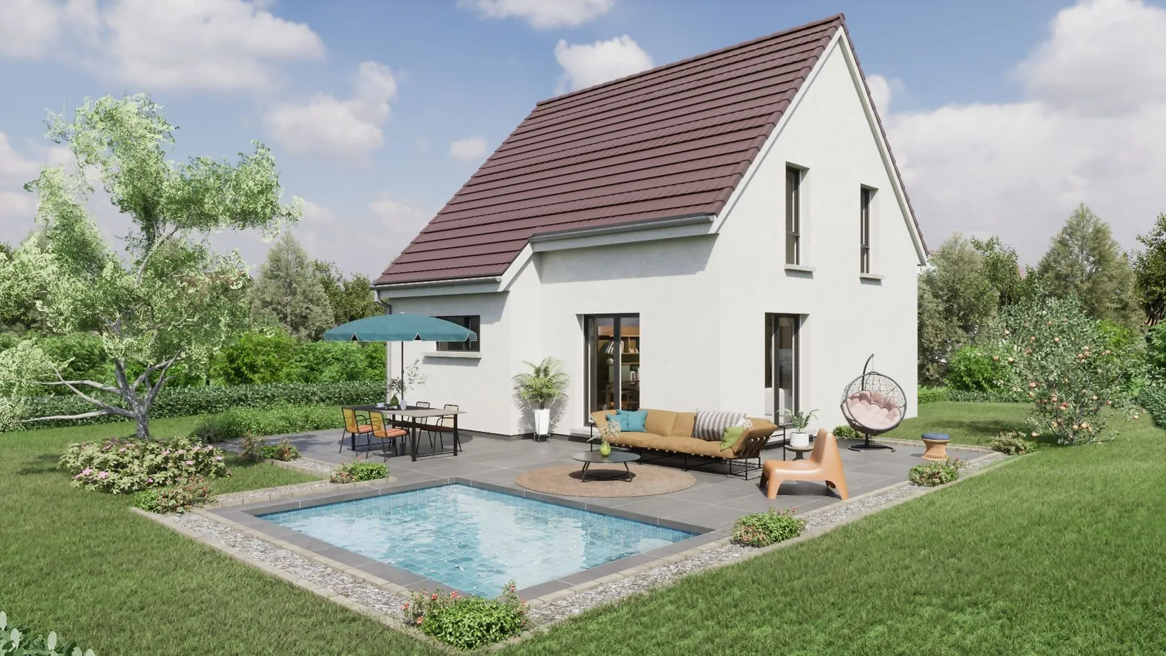 Maison neuve 98 m² à Chaux (90330)