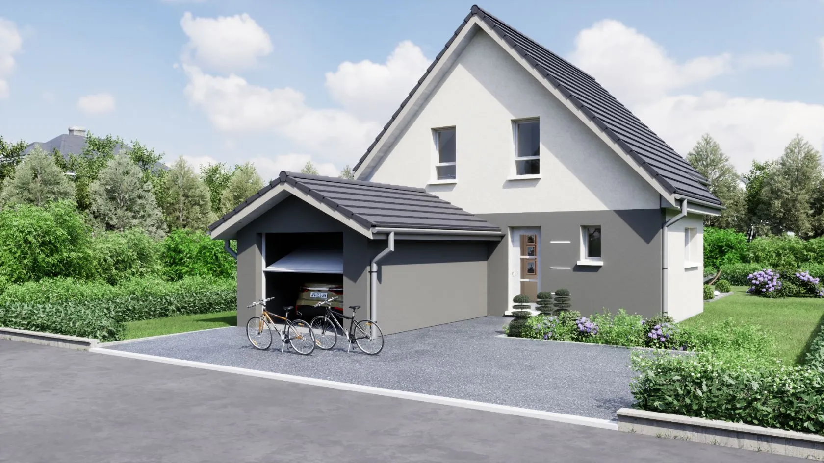 Maison neuve 93 m² à Cravanche (90300)