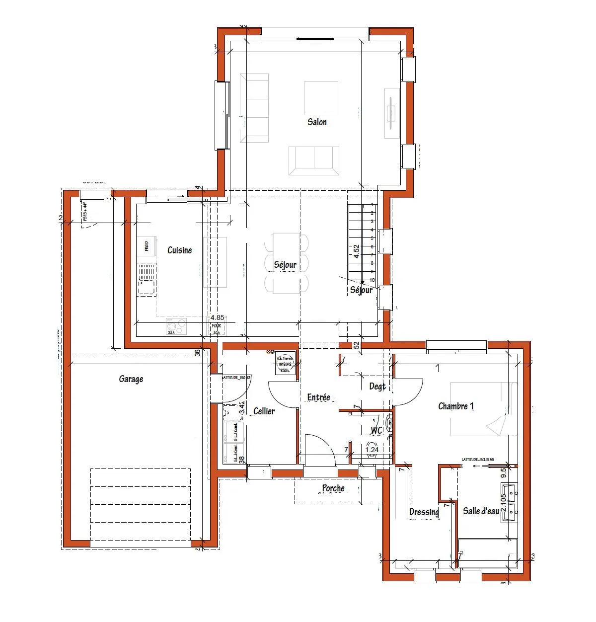 Maison neuve 123 m² à Notre-Dame-de-Monts (85690)