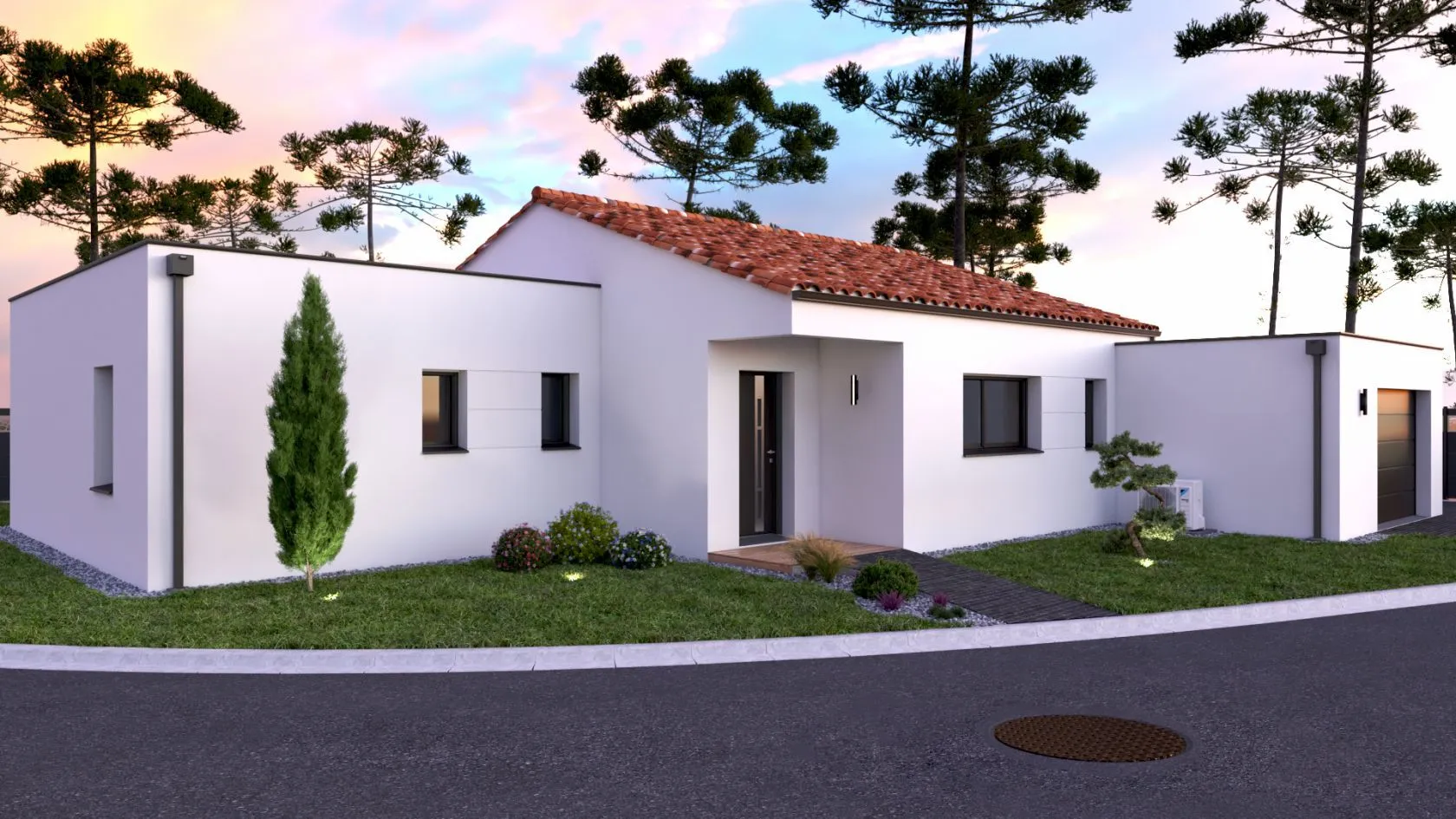 Maison neuve à Coëx