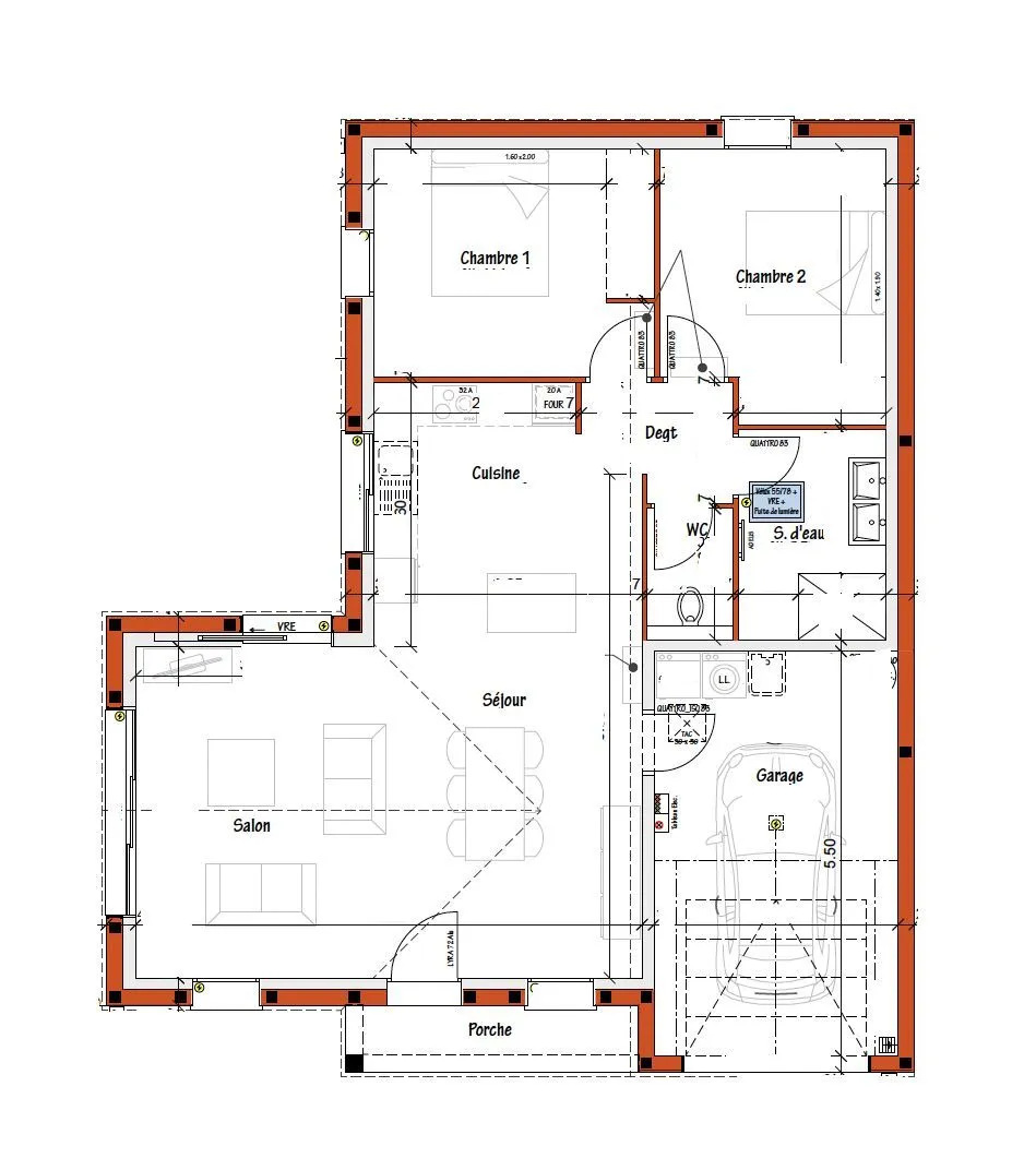 Maison neuve 76 m² à Commequiers (85220)