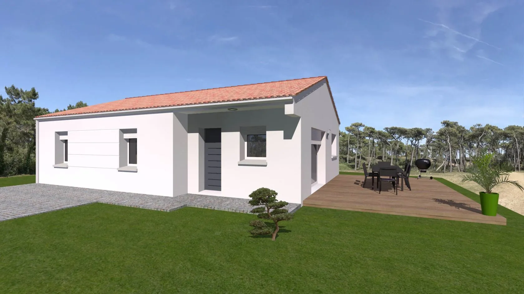 Maison neuve à Martinet