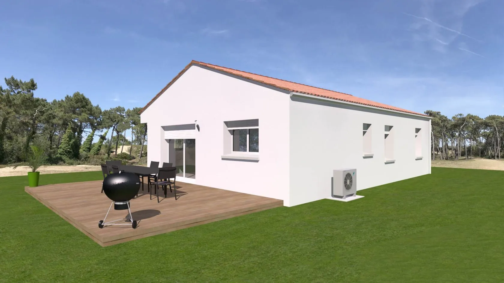 Maison neuve 85 m² à Apremont (85220)