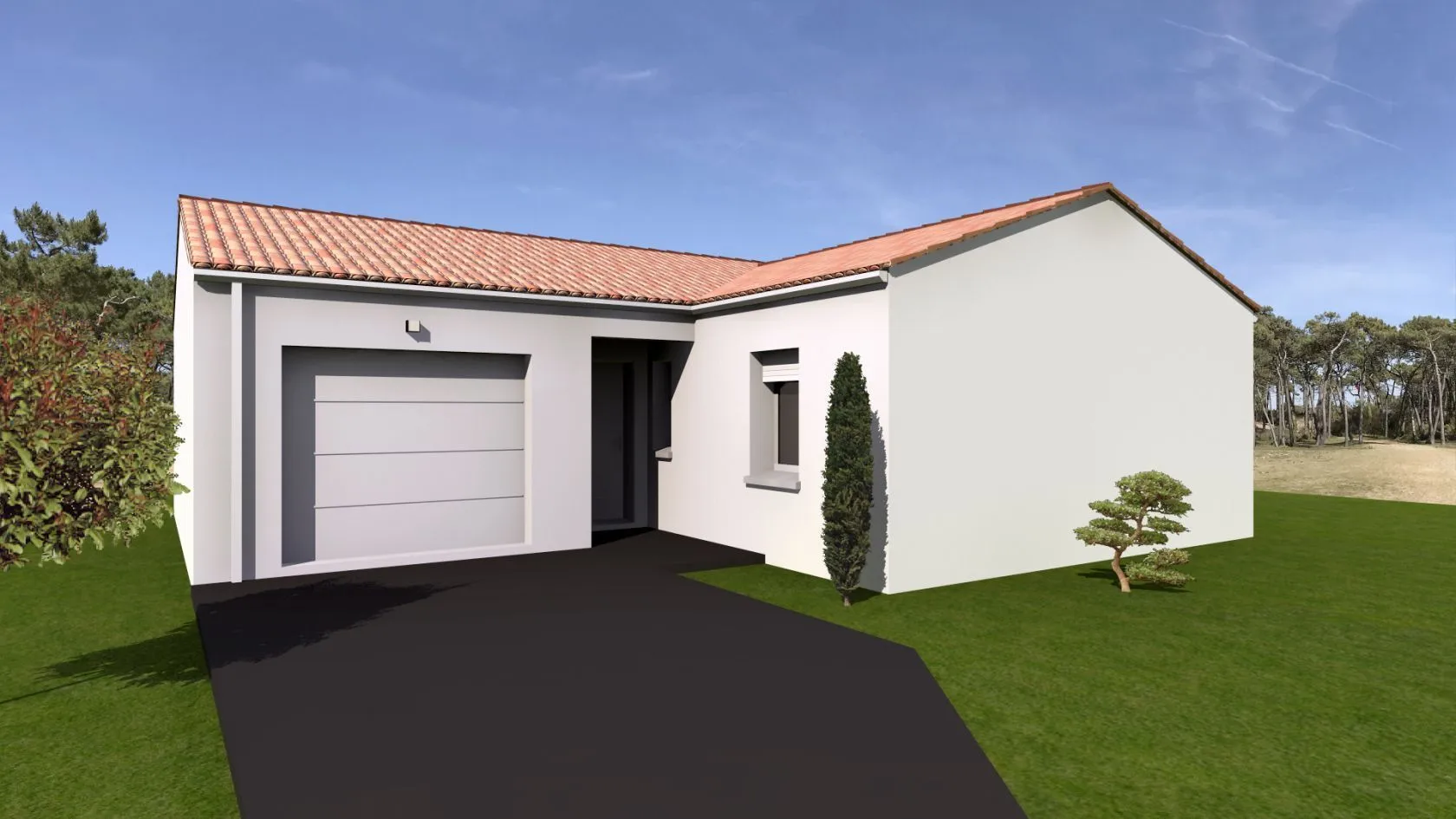 Maison neuve à Martinet
