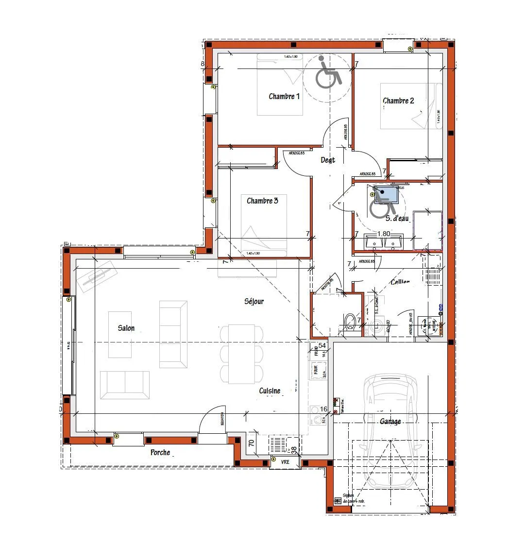 Maison neuve 92 m² à Givrand (85800)