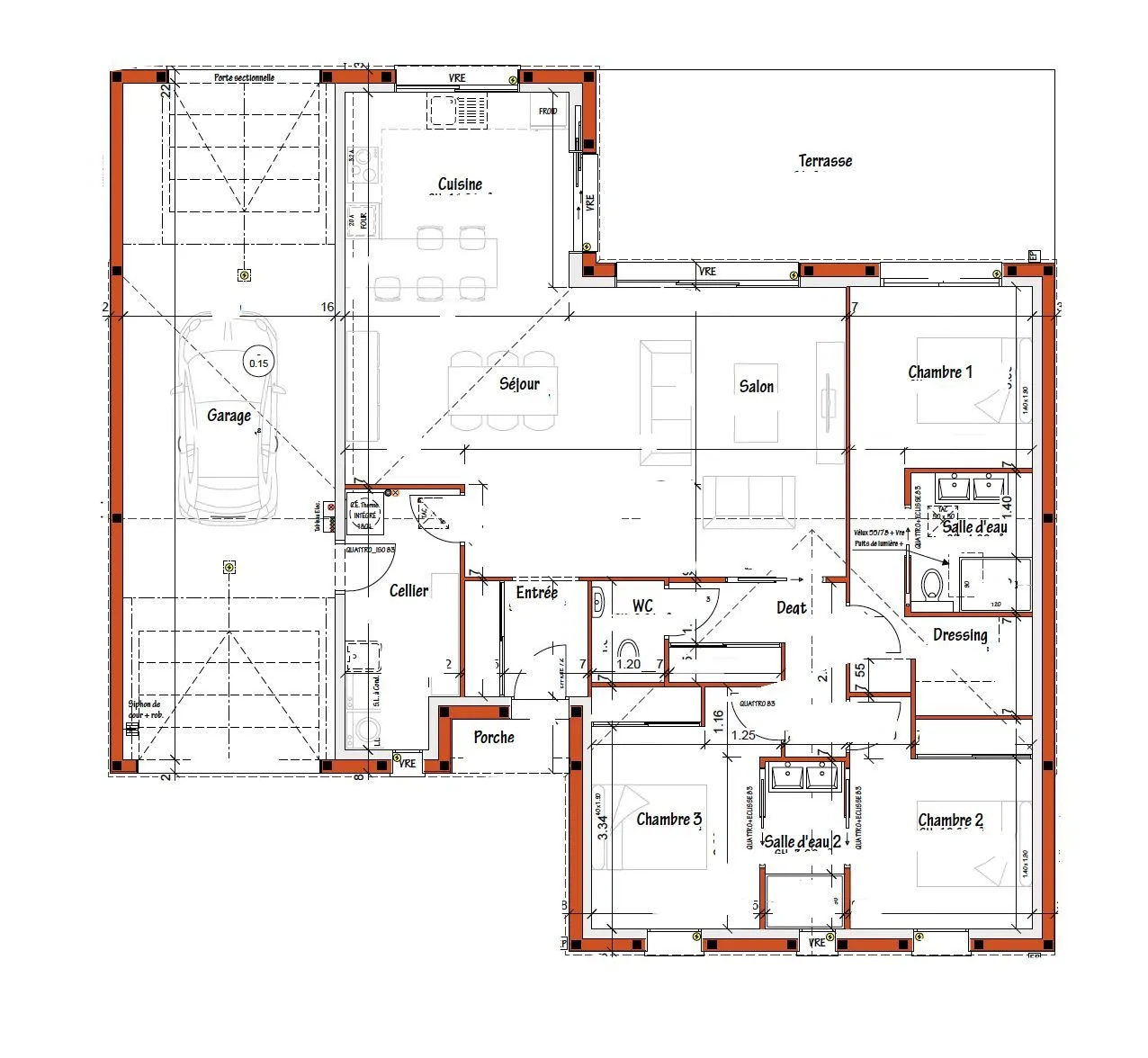 Maison neuve 114 m² à Givrand (85800)