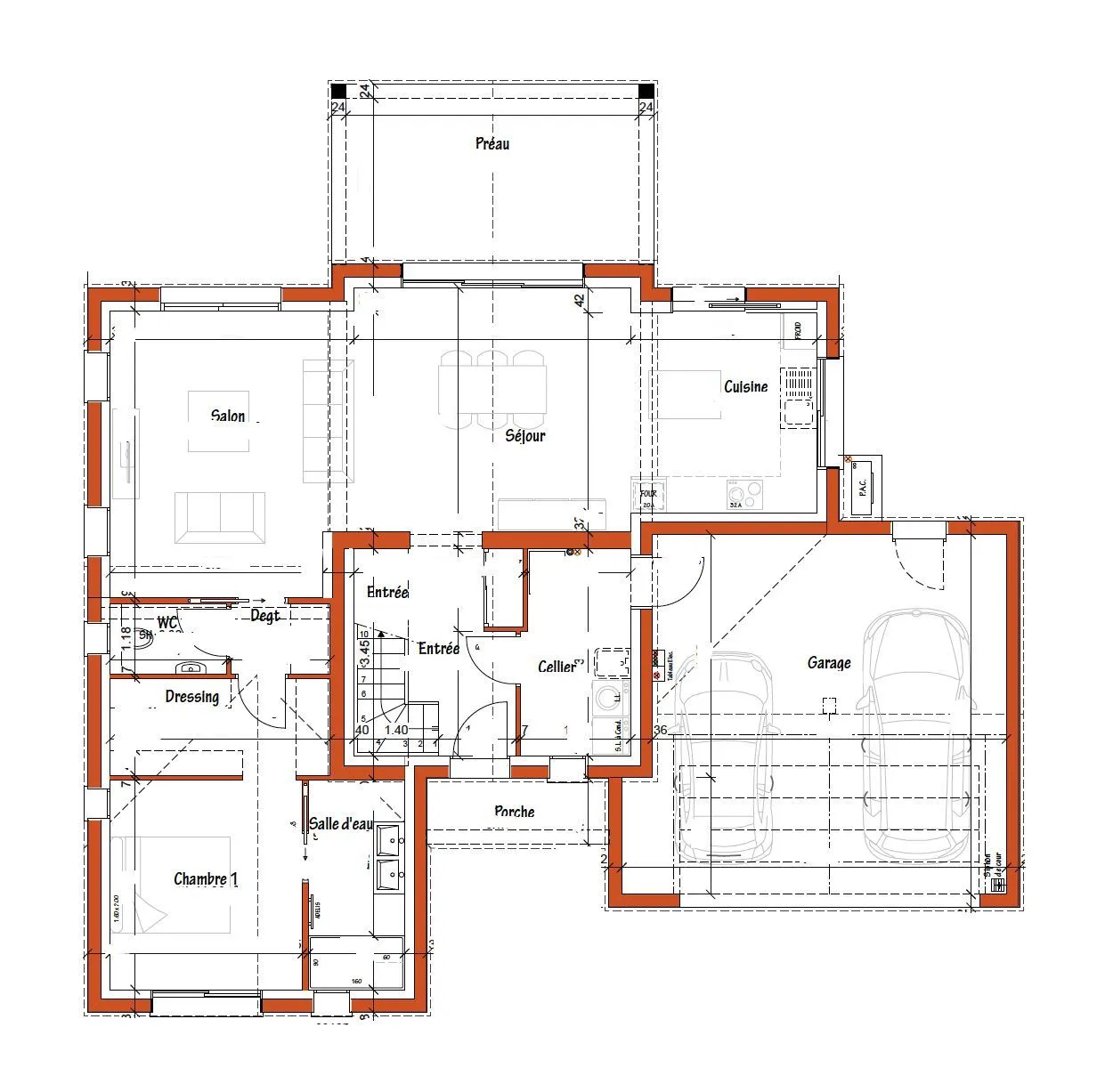 Maison neuve 120 m² au Poiré-sur-Vie (85170)