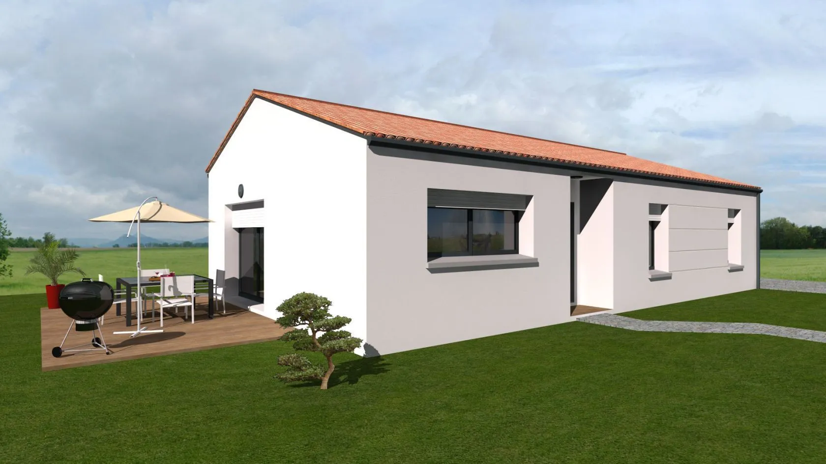 Maison neuve à Martinet