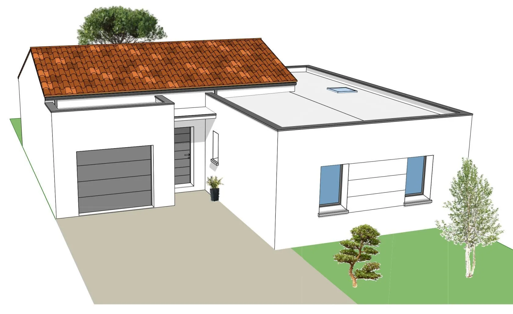 Maison neuve à Martinet