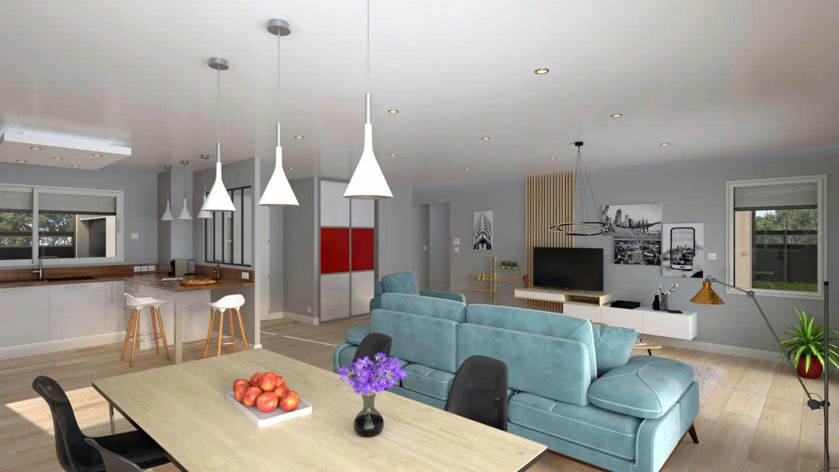 Maison neuve 127 m² à Saint-Jean-de-Monts (85160)