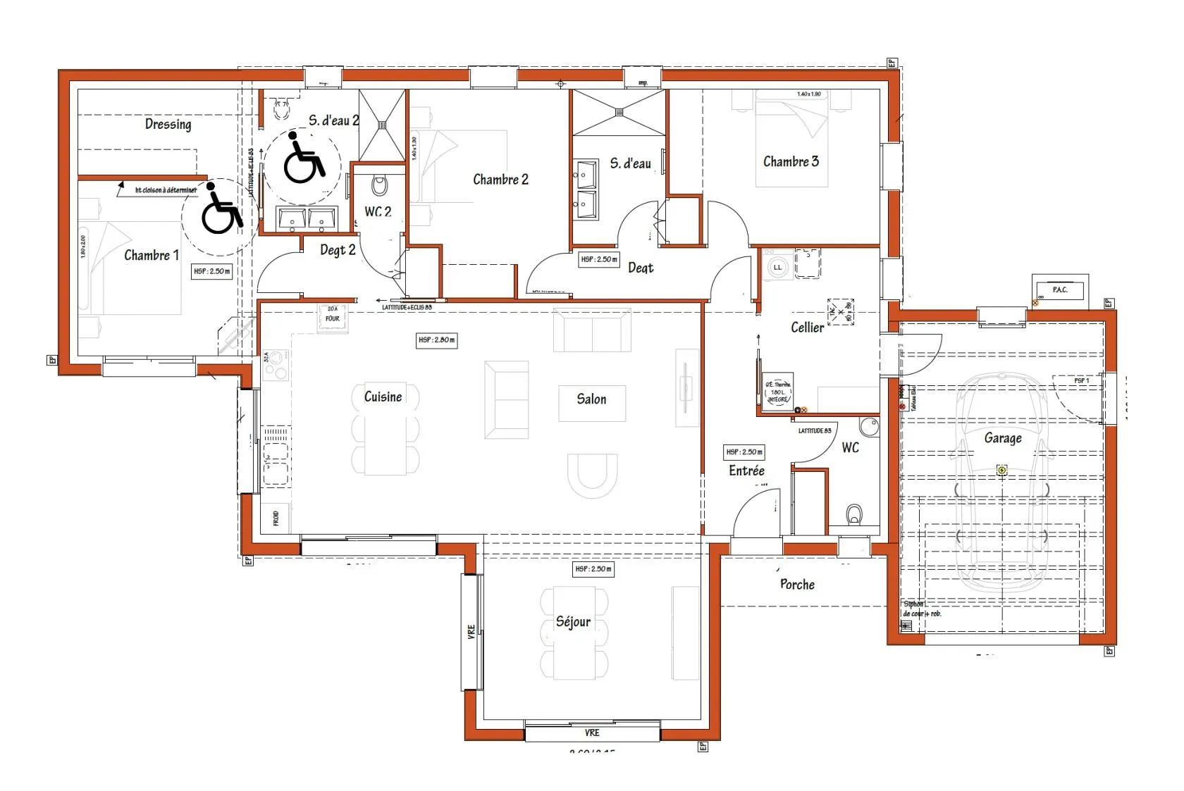 Maison neuve 132 m² à Apremont (85220)