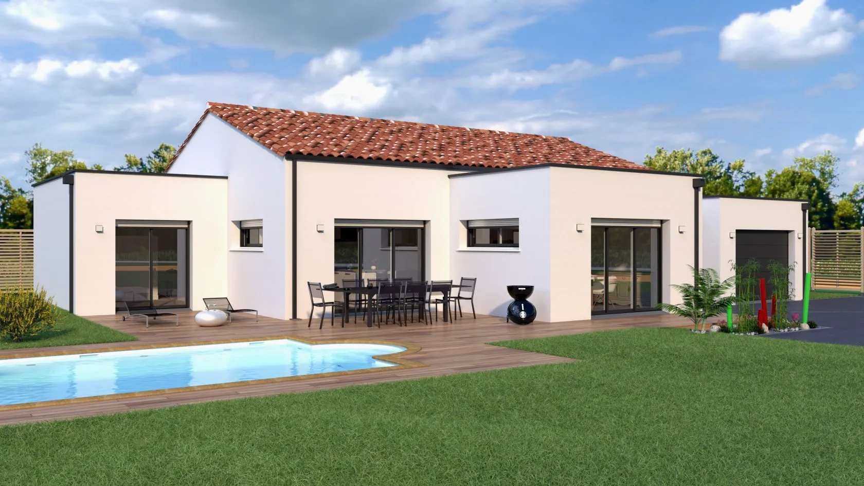Maison neuve 132 m² à Apremont (85220)