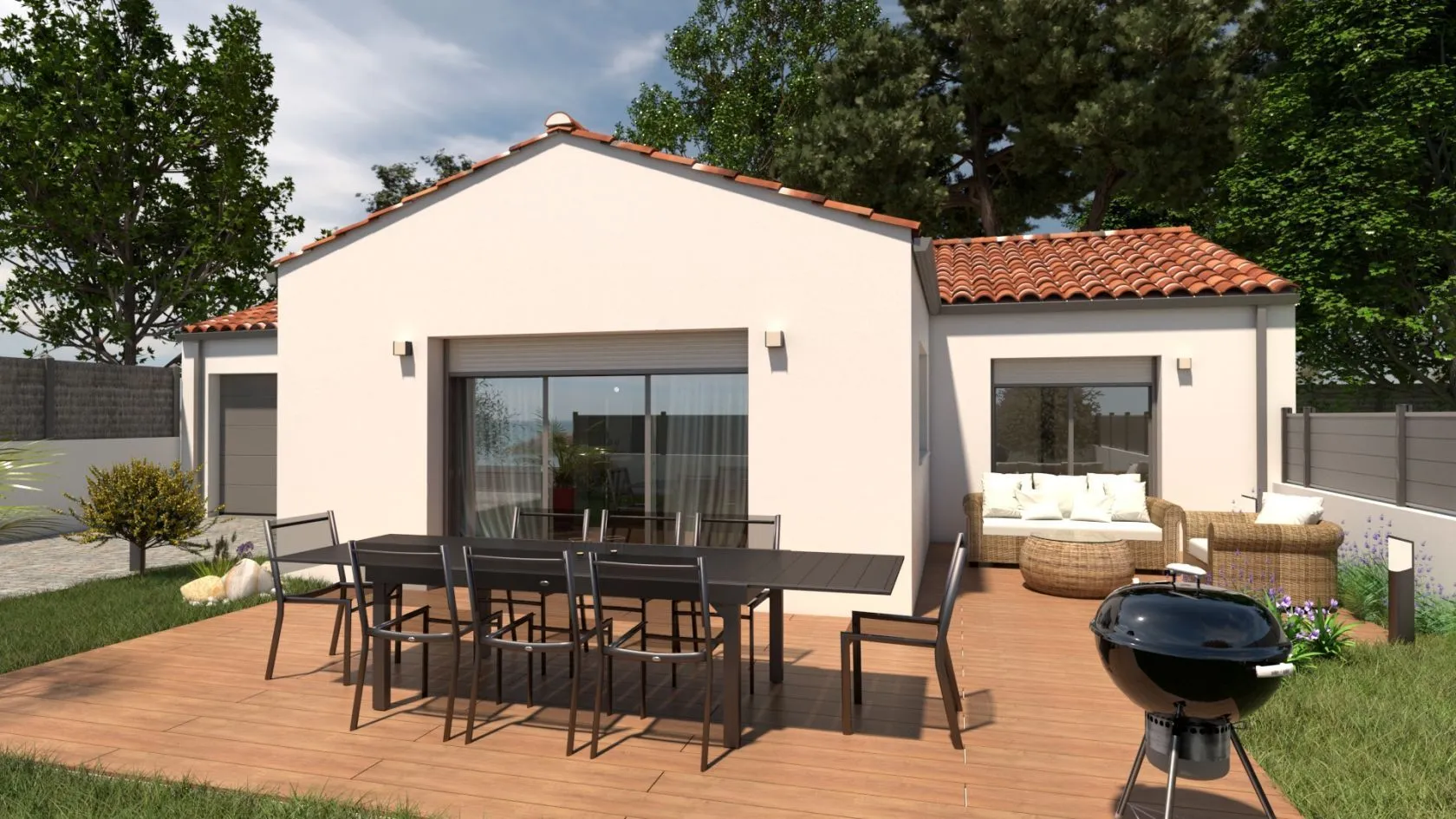 Maison neuve 96 m² à L'Aiguillon-sur-Vie (85220)