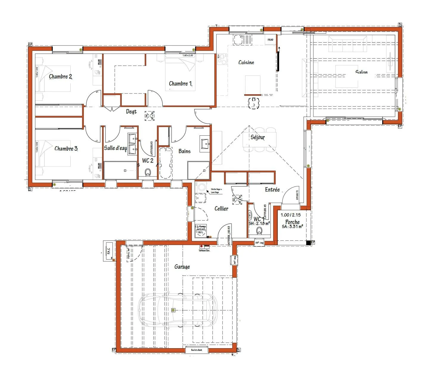 Maison neuve 135 m² à Sables-d'Olonne (85100)