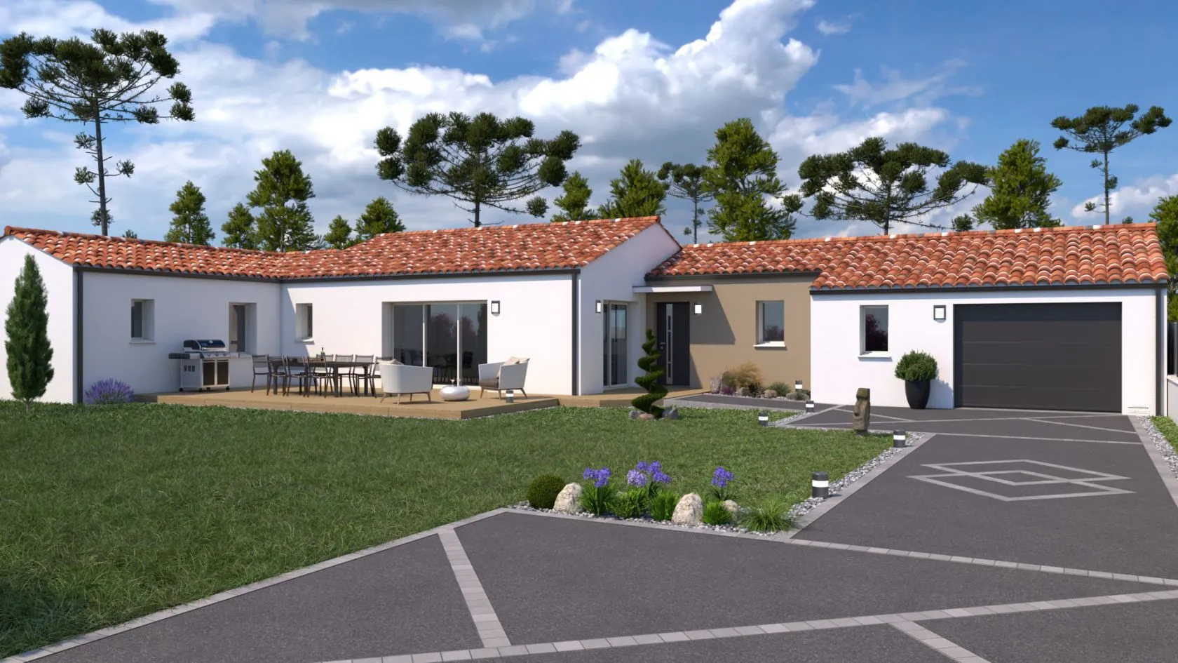 Maison neuve à Martinet