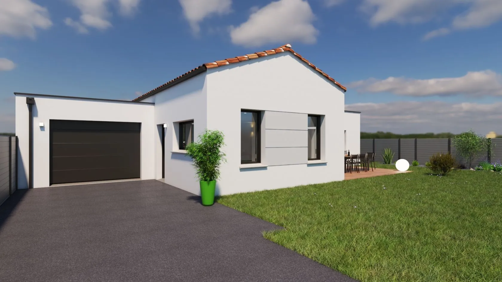 Maison neuve à Martinet