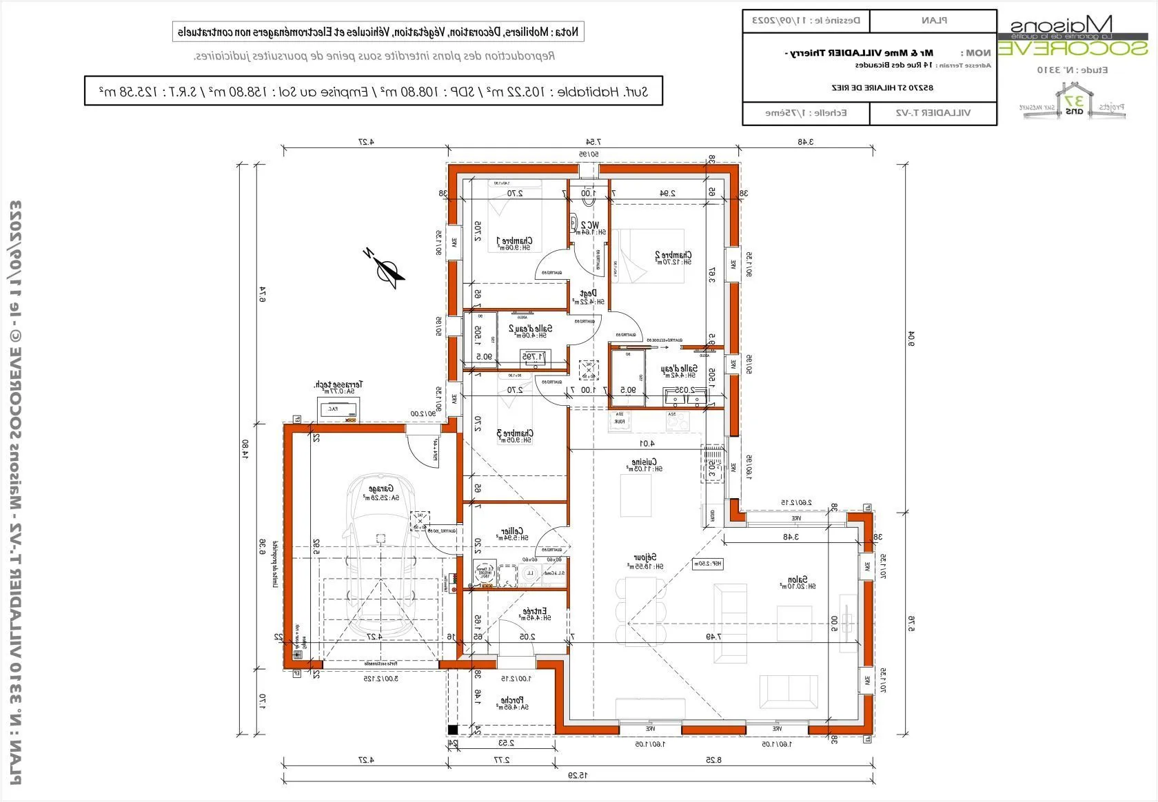 Maison neuve 105 m² à Challans (85300)