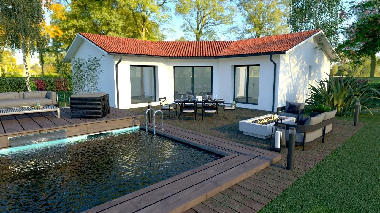Maison neuve 108 m² à Salles (33770)