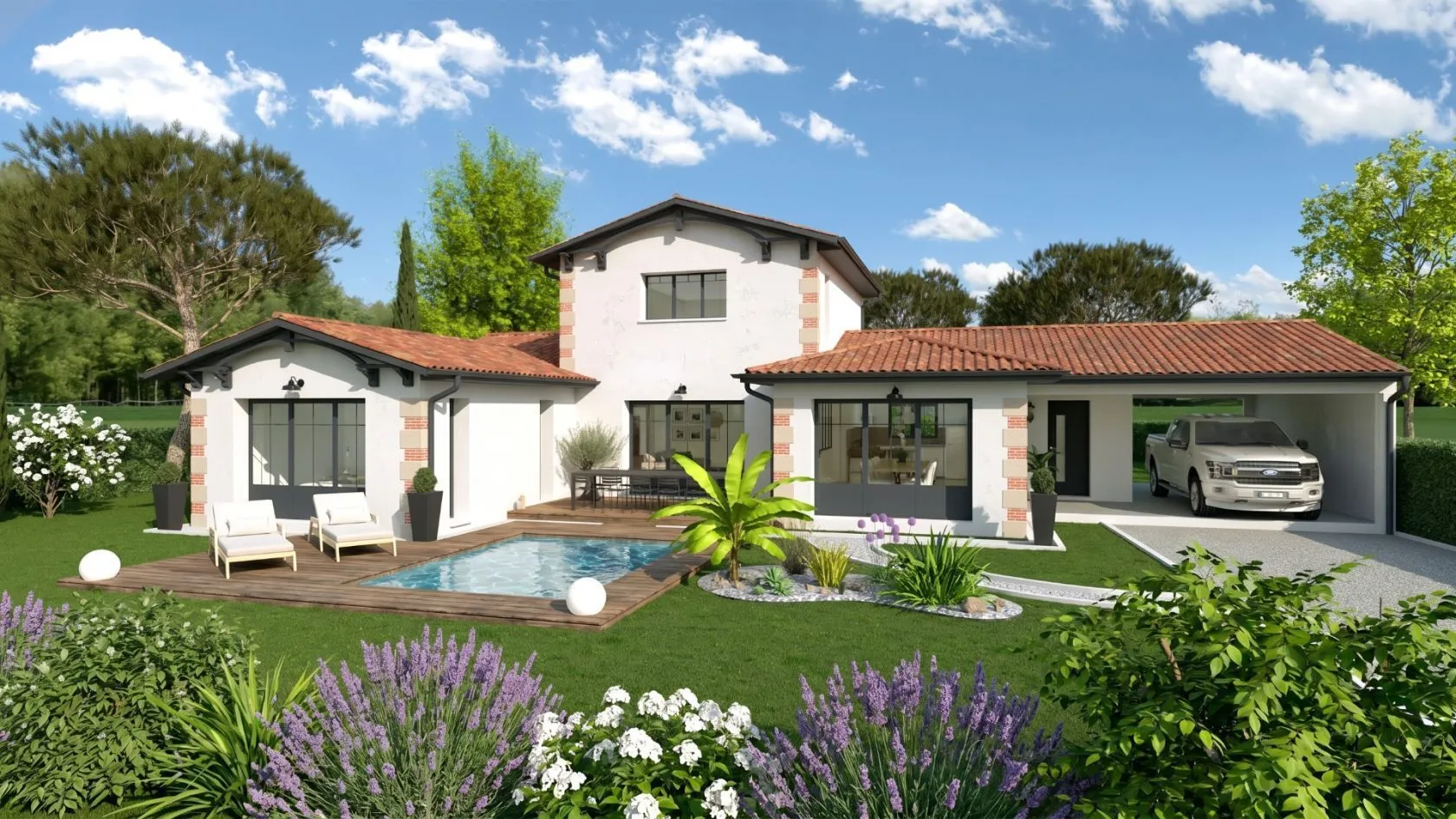 Maison neuve 178 m² au Teich (33470)