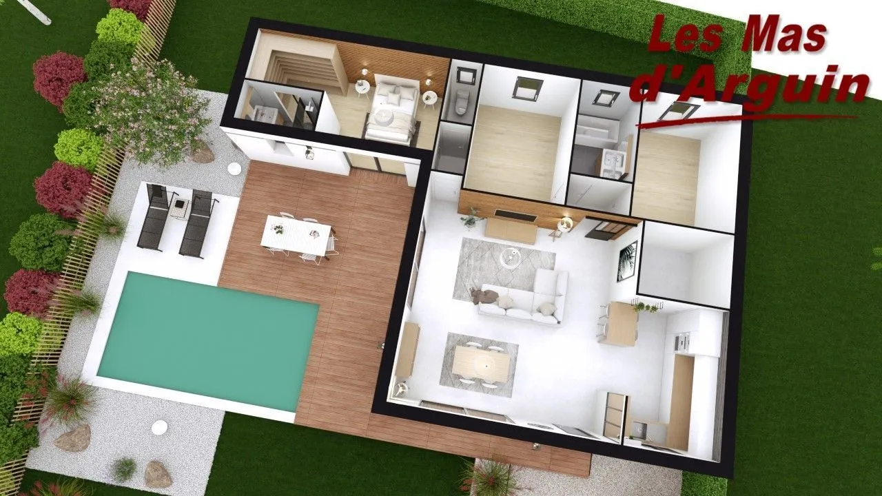 Maison neuve 100 m² à Andernos-les-Bains (33510)