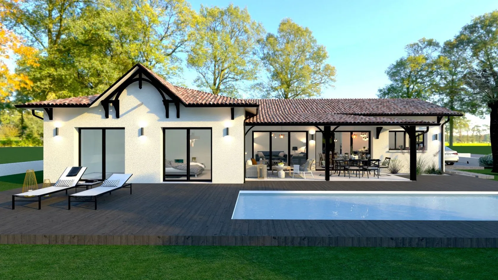 Maison neuve 130 m² à Biganos (33380)