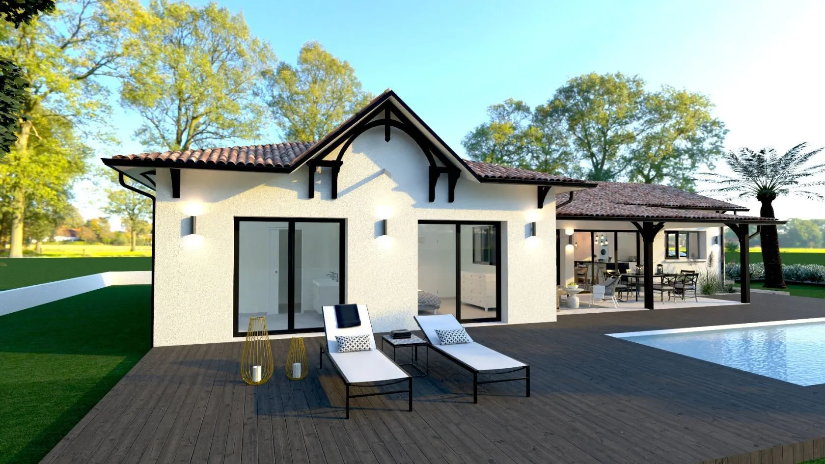 Maison neuve 130 m² à Biganos (33380)